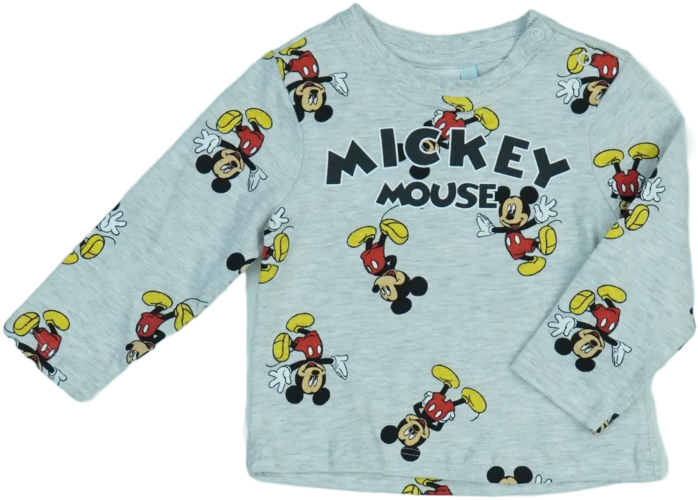 Szürke Disney Hosszú ujjú felső EU 80 / UK 9-12 hónap / US 12 hónap