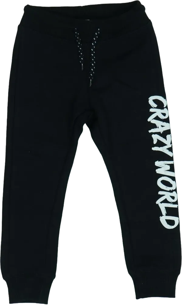 Fekete DopoDopo Melegítőnadrág EU 104 / UK 4 év / US 4T/XS