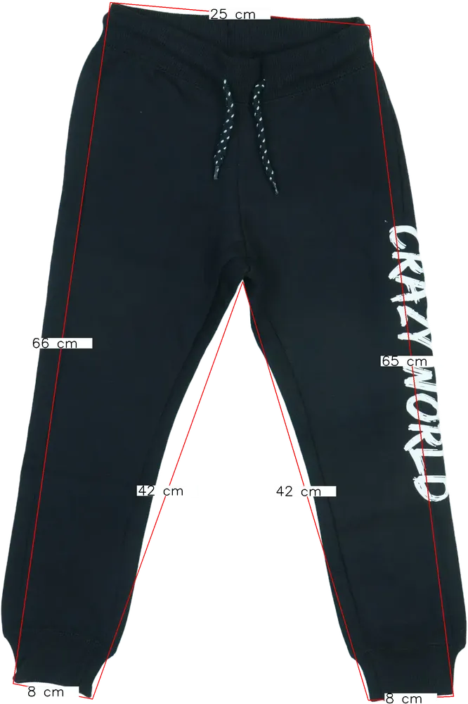Fekete DopoDopo Melegítőnadrág EU 110 / UK 5 év / US 5 év/XS