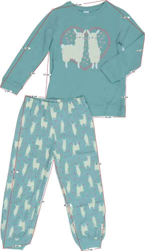 Zöld DopoDopo Pizsama EU 104 / UK 4 év / US 4T/XS