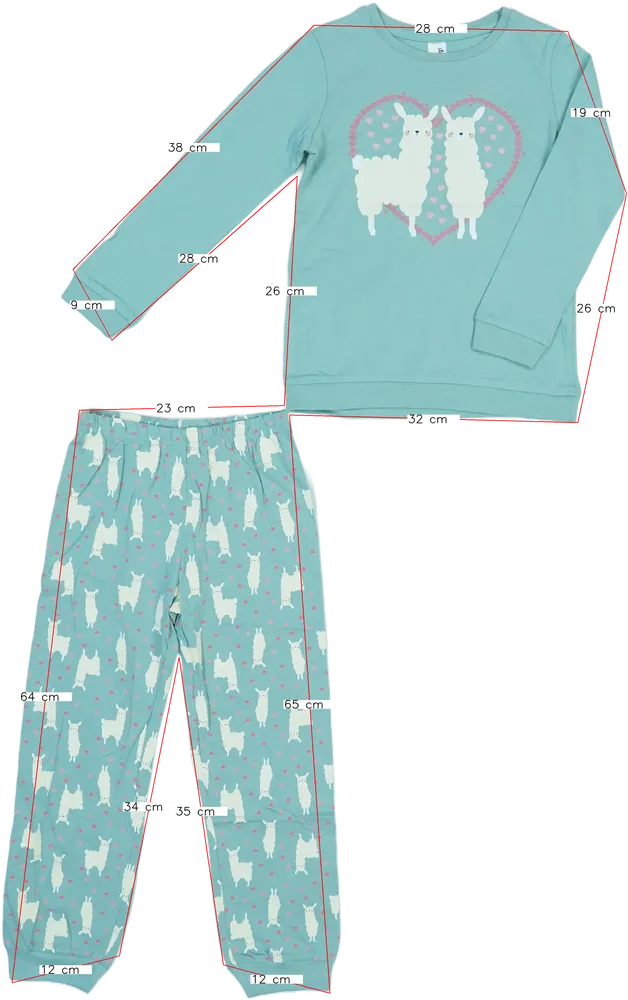 Zöld DopoDopo Pizsama EU 116 / UK 6 év / US 6 év/S