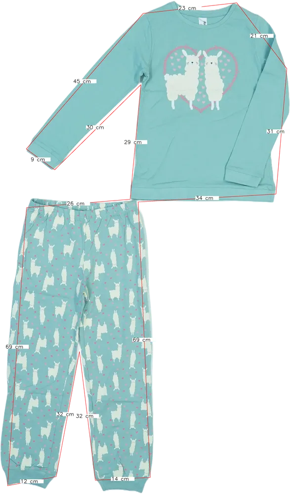 Zöld DopoDopo Pizsama EU 128 / UK 8 év / US 8 év/M