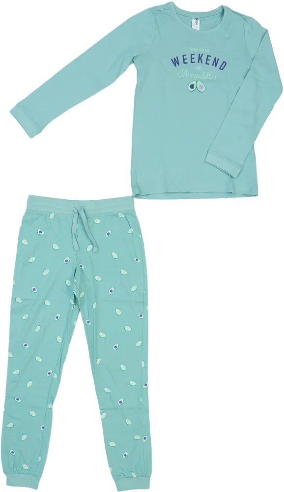 Zöld PageOne Young Pizsama EU 140 / UK 10 év / US 10 év/L