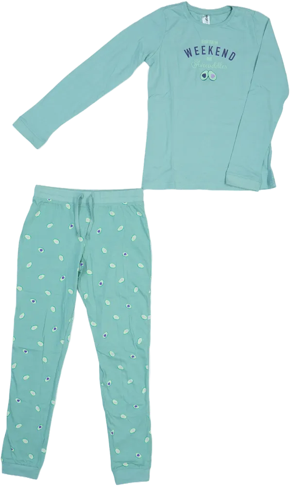 Zöld PageOne Young Pizsama EU 152 / UK 12 év / US 12 év/L