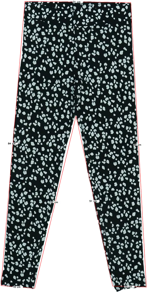 Fekete PageOne Young Leggings EU 152 / UK 12 év / US 12 év/L