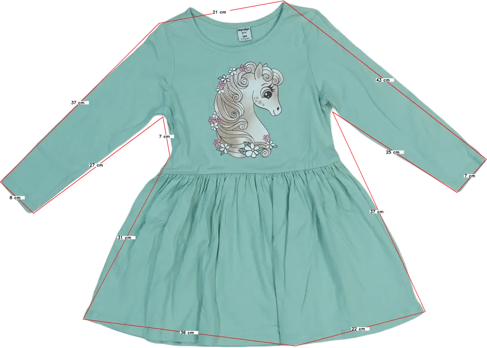 Zöld DopoDopo Ruha EU 104 / UK 4 év / US 4T/XS