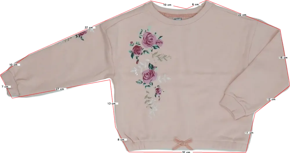 Rózsaszín DopoDopo Pulóver EU 110 / UK 5 év / US 5 év/XS