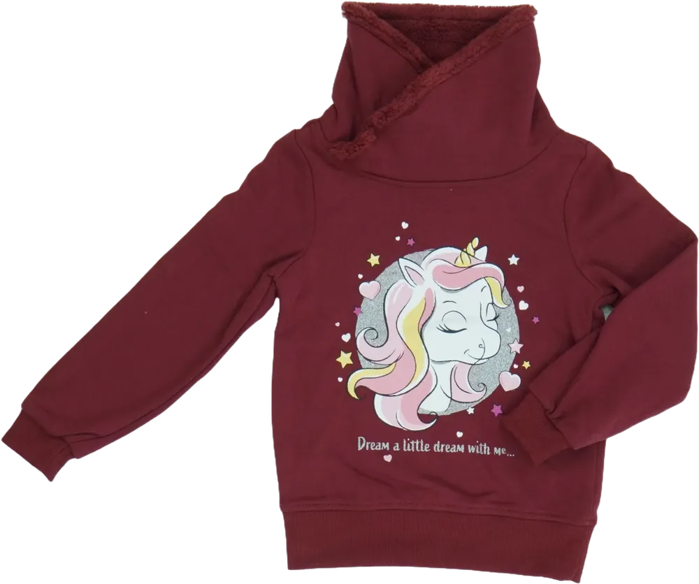 Bordó DopoDopo Pulóver EU 128 / UK 8 év / US 8 év/M