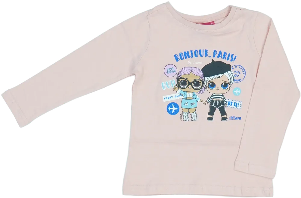 Rózsaszín LOL Hosszú ujjú felső EU 110 / UK 5 év / US 5 év/XS