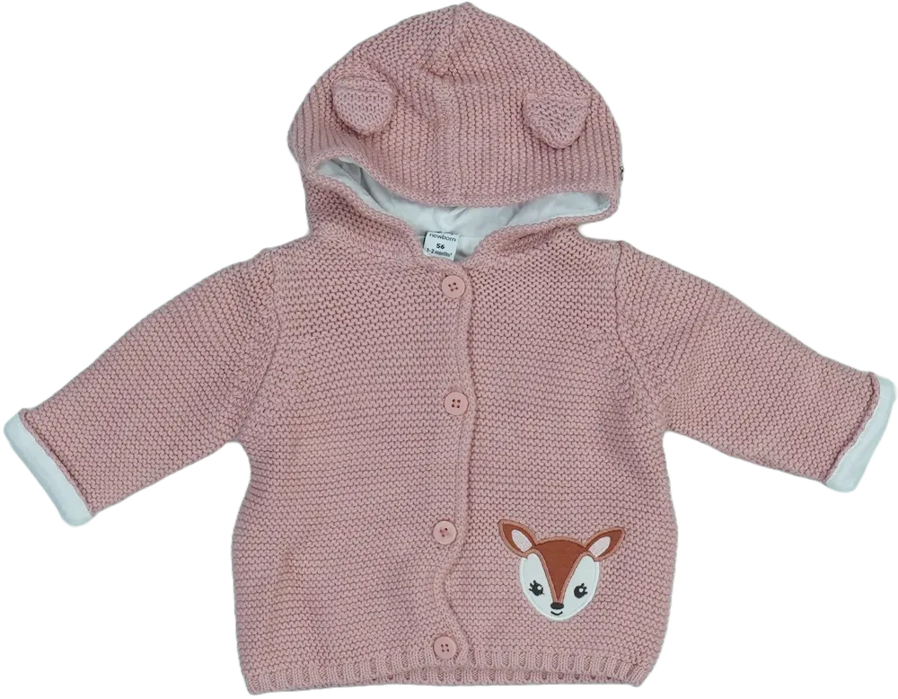 Rózsaszín DopoDopo Kötött pulcsi EU 62 / UK 0-3 hónap / US 0-3 hónap