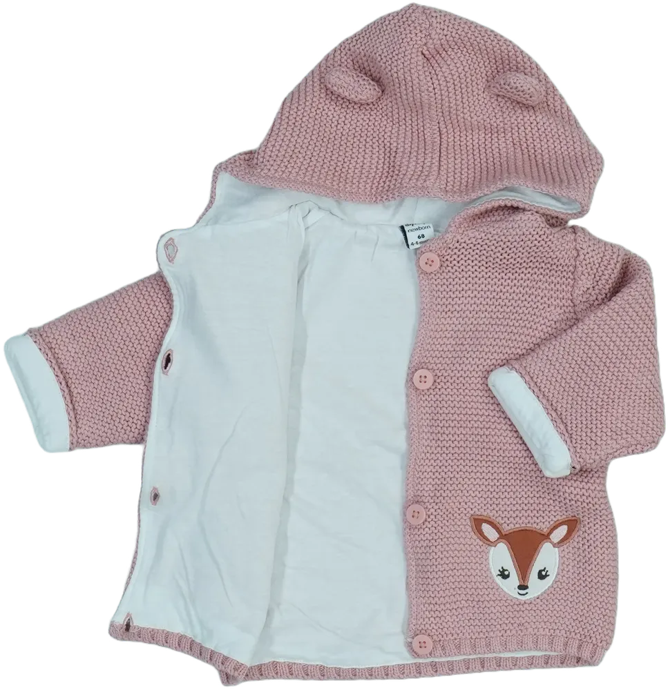 Rózsaszín DopoDopo Kötött pulcsi EU 68 / UK 3-6 hónap / US 3-6 hónap