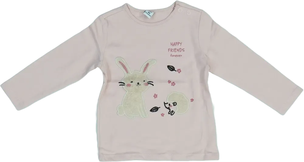 Rózsaszín DopoDopo Hosszú ujjú felső EU 86 / UK 12-18 hónap / US 18 hónap