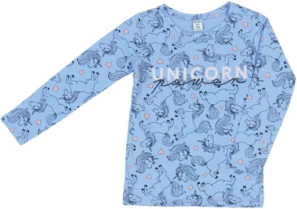 Lila DopoDopo Hosszú ujjú felső EU 104 / UK 4 év / US 4T/XS