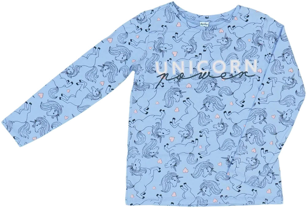 Kék DopoDopo Hosszú ujjú felső EU 116 / UK 6 év / US 6 év/S