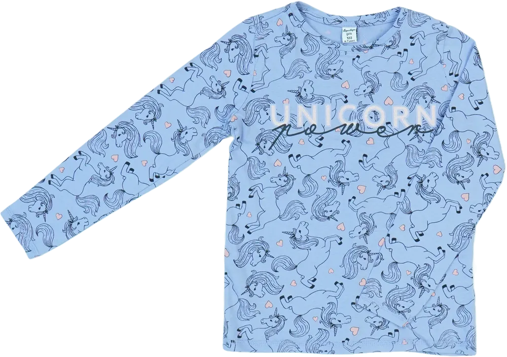 Lila DopoDopo Hosszú ujjú felső EU 122 / UK 7 év / US 7 év/M