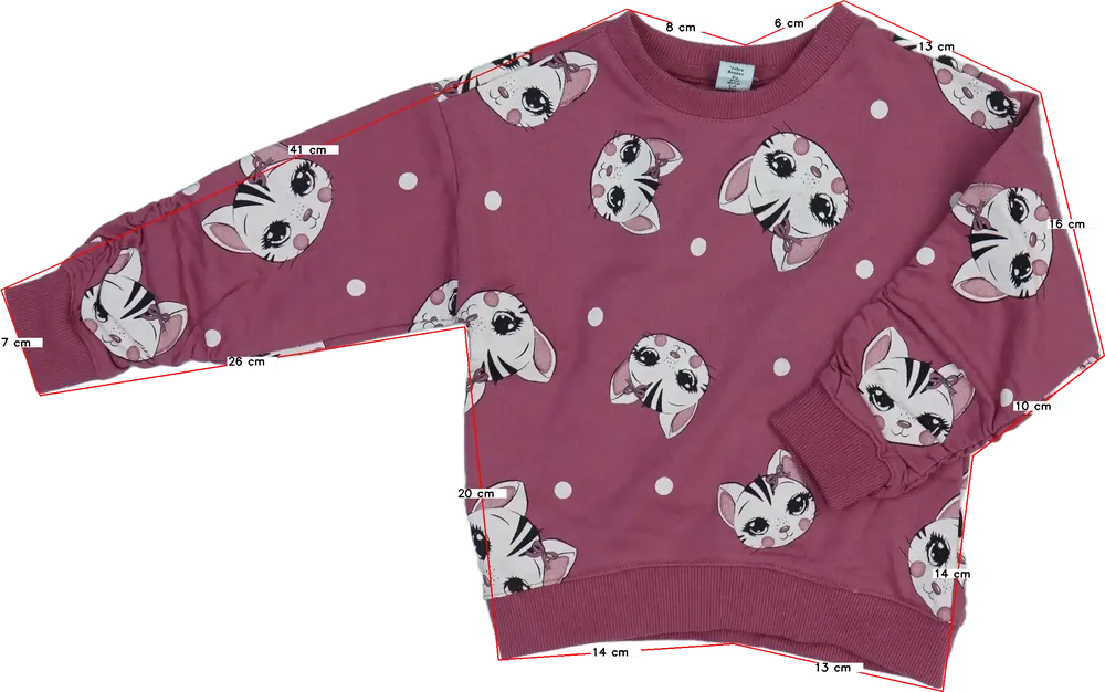 Rózsaszín DopoDopo Pulóver EU 98 / UK 3 év / US 3T