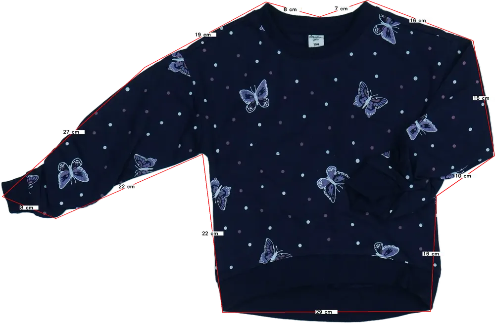 Kék DopoDopo Pulóver EU 104 / UK 4 év / US 4T/XS