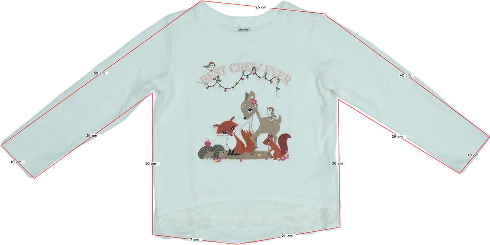 Barna DopoDopo Hosszú ujjú felső EU 122 / UK 7 év / US 7 év/M