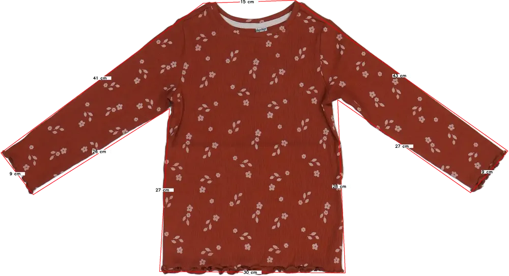 Barna DopoDopo Hosszú ujjú felső EU 104 / UK 4 év / US 4T/XS