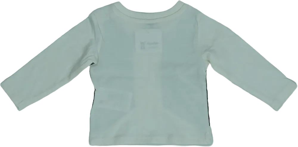 Fehér DopoDopo Hosszú ujjú felső EU 74 / UK 6-9 hónap / US 6-9 hónap