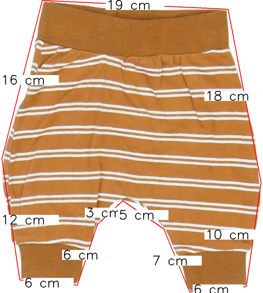 Barna DopoDopo Baby nadrág EU 56 / UK Újszülött / US Újszülött