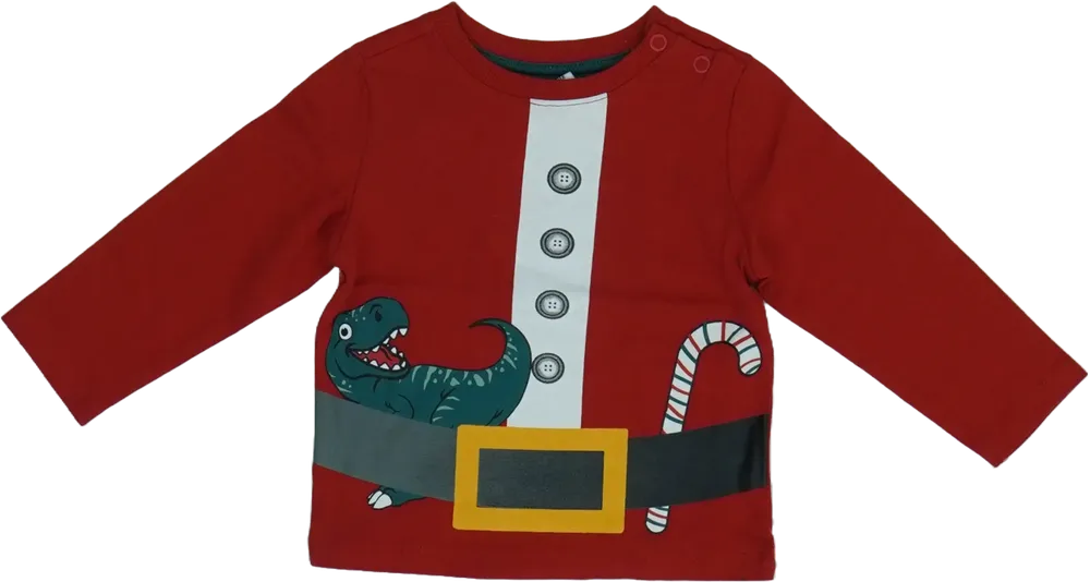 Piros DopoDopo Hosszú ujjú felső EU 80 / UK 9-12 hónap / US 12 hónap