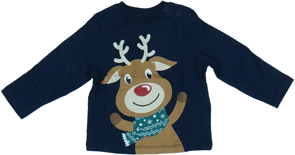 Kék DopoDopo Hosszú ujjú felső EU 74 / UK 6-9 hónap / US 6-9 hónap