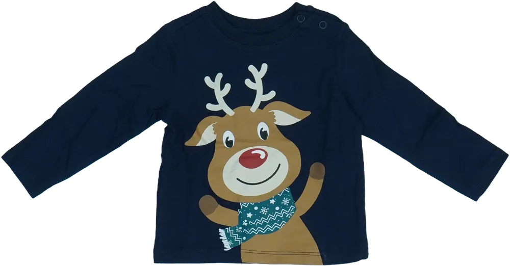 Kék DopoDopo Hosszú ujjú felső EU 80 / UK 9-12 hónap / US 12 hónap