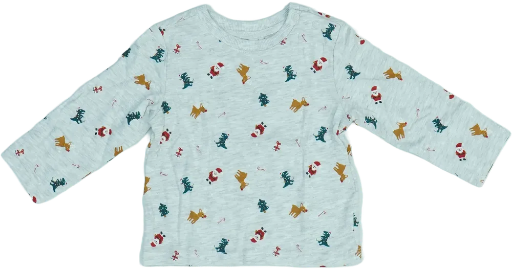 Szürke DopoDopo Hosszú ujjú felső EU 80 / UK 9-12 hónap / US 12 hónap