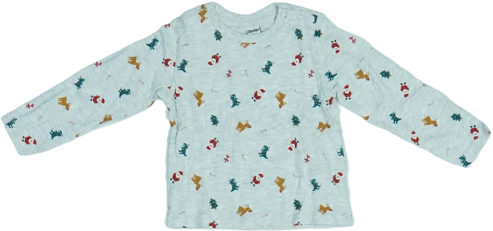 Szürke DopoDopo Hosszú ujjú felső EU 86 / UK 12-18 hónap / US 18 hónap