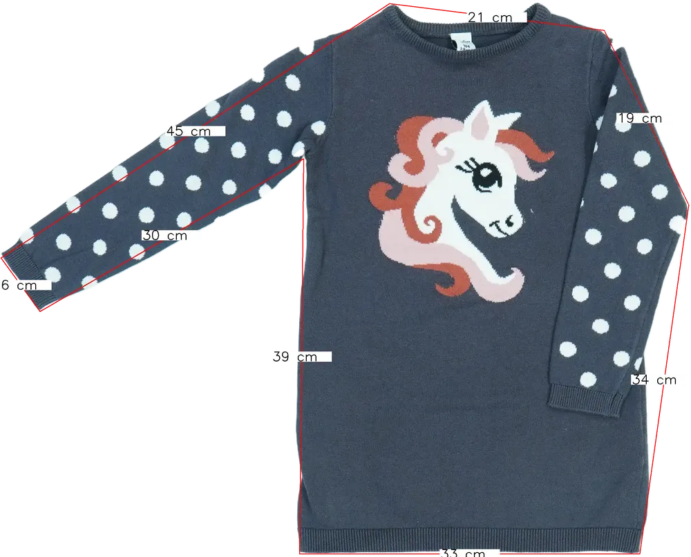 Szürke DopoDopo Ruha EU 104 / UK 4 év / US 4T/XS