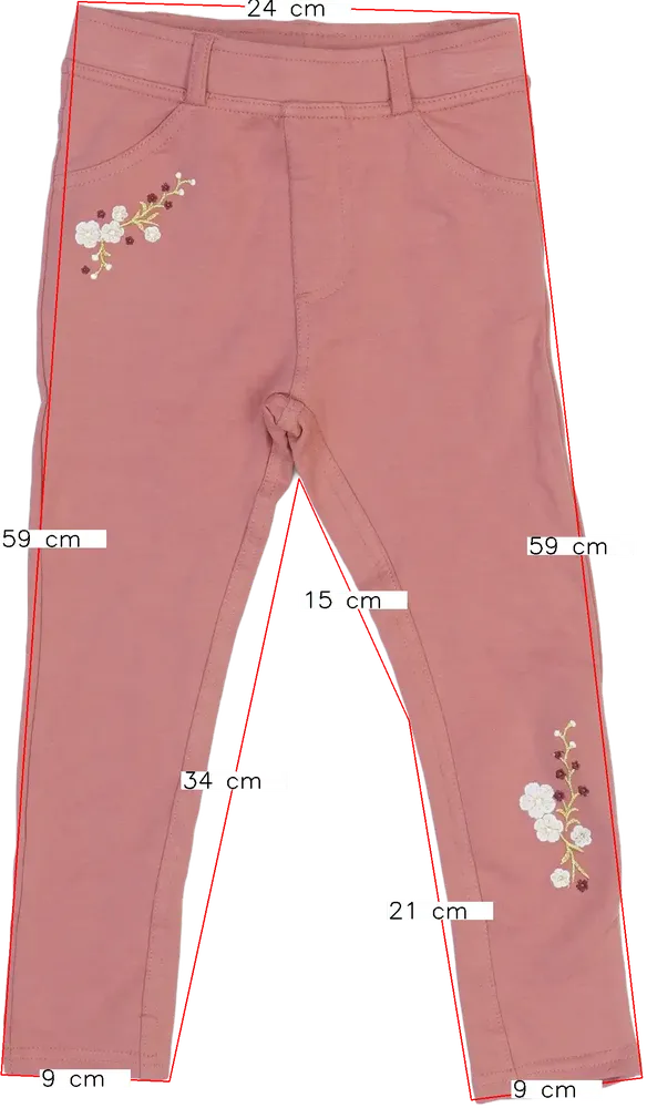 Rózsaszín DopoDopo Leggings EU 98 / UK 3 év / US 3T