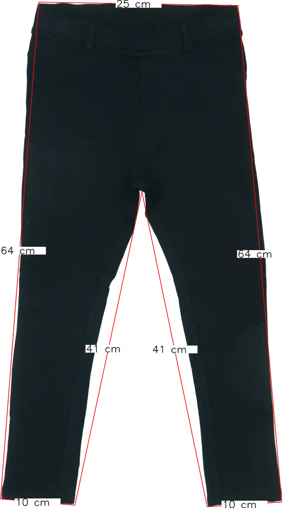 Fekete DopoDopo Leggings EU 110 / UK 5 év / US 5 év/XS