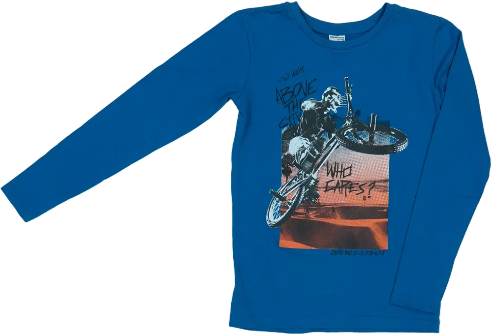 Kék DopoDopo Hosszú ujjú felső EU 152 / UK 12 év / US 12 év/L