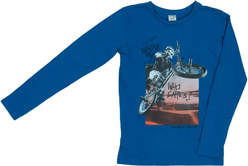 Kék DopoDopo Hosszú ujjú felső EU 164 / UK 14 év / US 14 év/XL