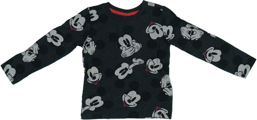 Szürke Disney Hosszú ujjú felső EU 98 / UK 3 év / US 3T