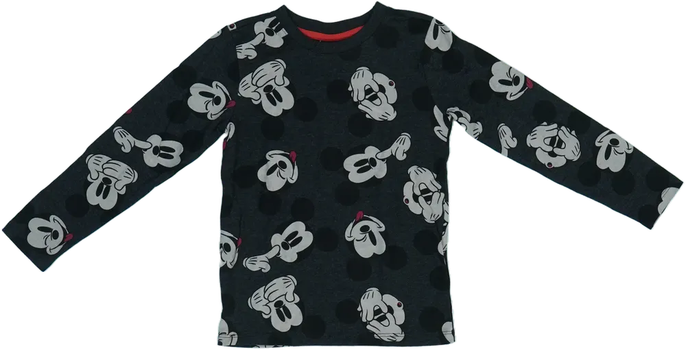 Szürke Disney Hosszú ujjú felső EU 116 / UK 6 év / US 6 év/S