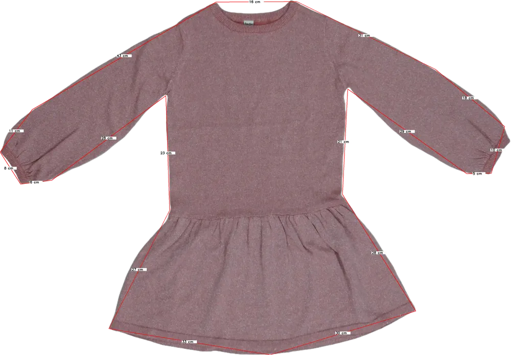 Rózsaszín DopoDopo Ruha EU 104 / UK 4 év / US 4T/XS