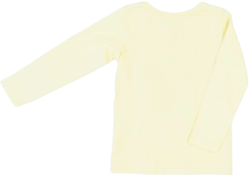 Sárga DopoDopo Hosszú ujjú felső EU 104 / UK 4 év / US 4T/XS
