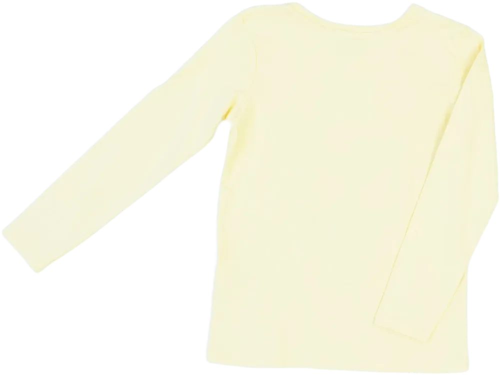 Sárga DopoDopo Hosszú ujjú felső EU 128 / UK 8 év / US 8 év/M