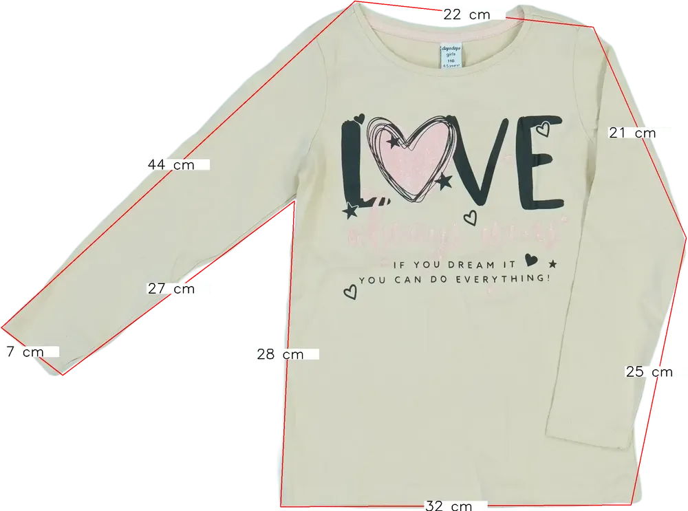 Barna DopoDopo Hosszú ujjú felső EU 110 / UK 5 év / US 5 év/XS