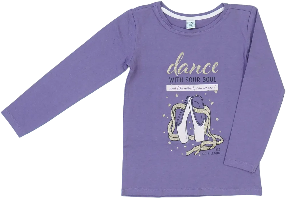 Lila DopoDopo Hosszú ujjú felső EU 110 / UK 5 év / US 5 év/XS