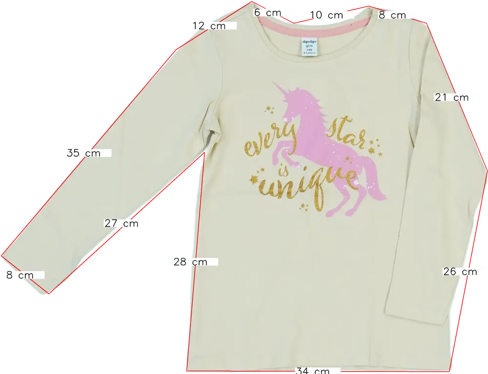 Barna DopoDopo Hosszú ujjú felső EU 110 / UK 5 év / US 5 év/XS