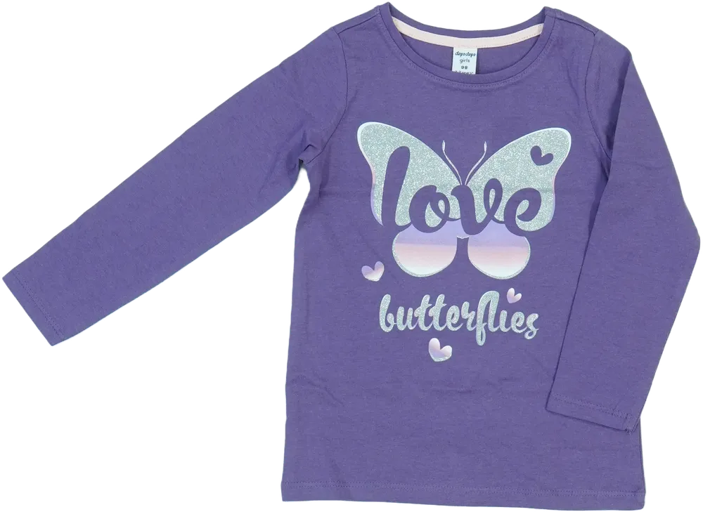 Lila DopoDopo Hosszú ujjú felső EU 98 / UK 3 év / US 3T