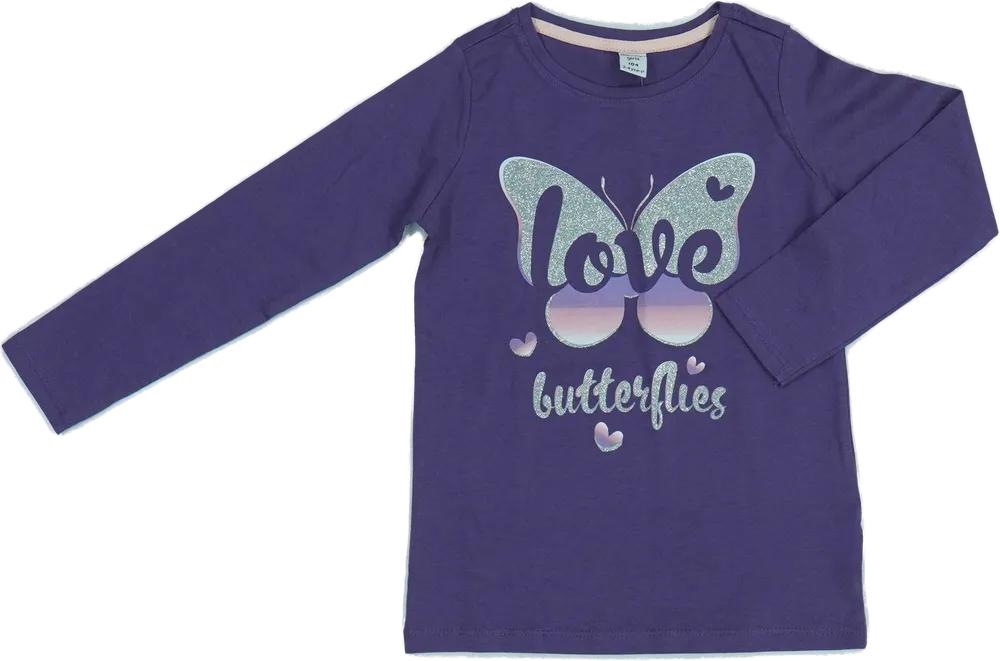 Lila DopoDopo Hosszú ujjú felső EU 104 / UK 4 év / US 4T/XS