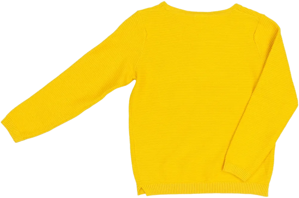 Sárga DopoDopo Kötött pulcsi EU 116 / UK 6 év / US 6 év/S