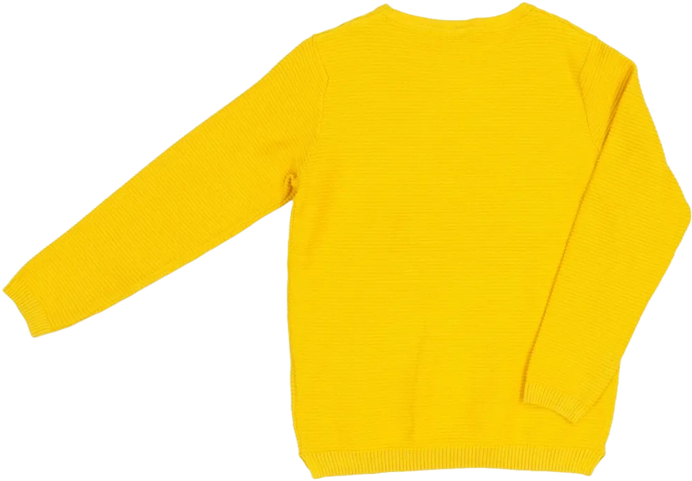 Sárga DopoDopo Kötött pulcsi EU 122 / UK 7 év / US 7 év/M