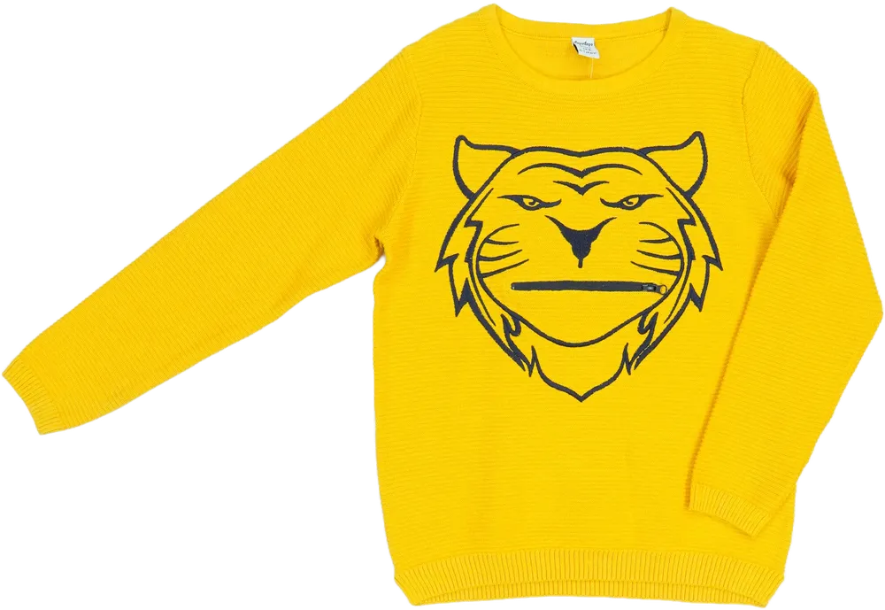 Sárga DopoDopo Kötött pulcsi EU 122 / UK 7 év / US 7 év/M