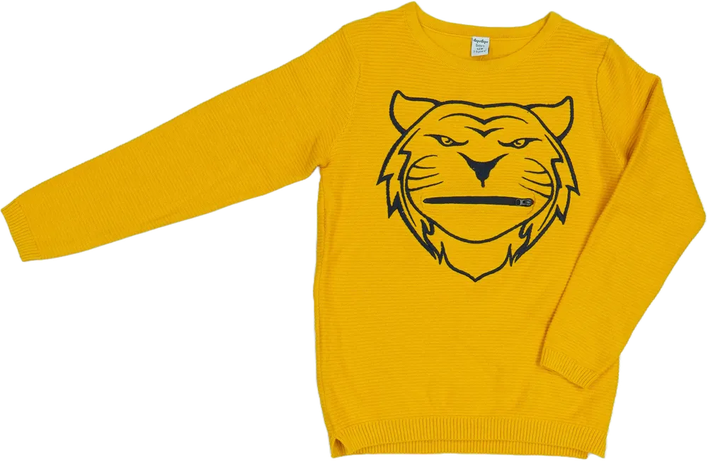 Sárga DopoDopo Kötött pulcsi EU 128 / UK 8 év / US 8 év/M