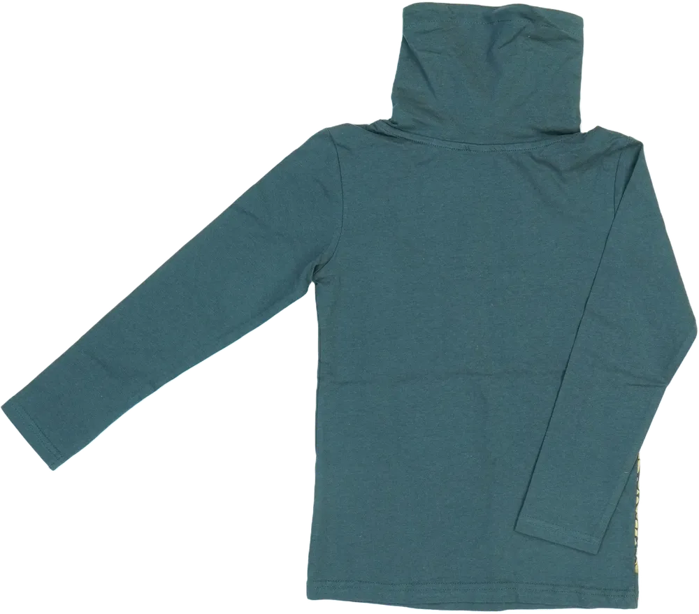 Zöld DopoDopo Hosszú ujjú felső EU 122 / UK 7 év / US 7 év/M